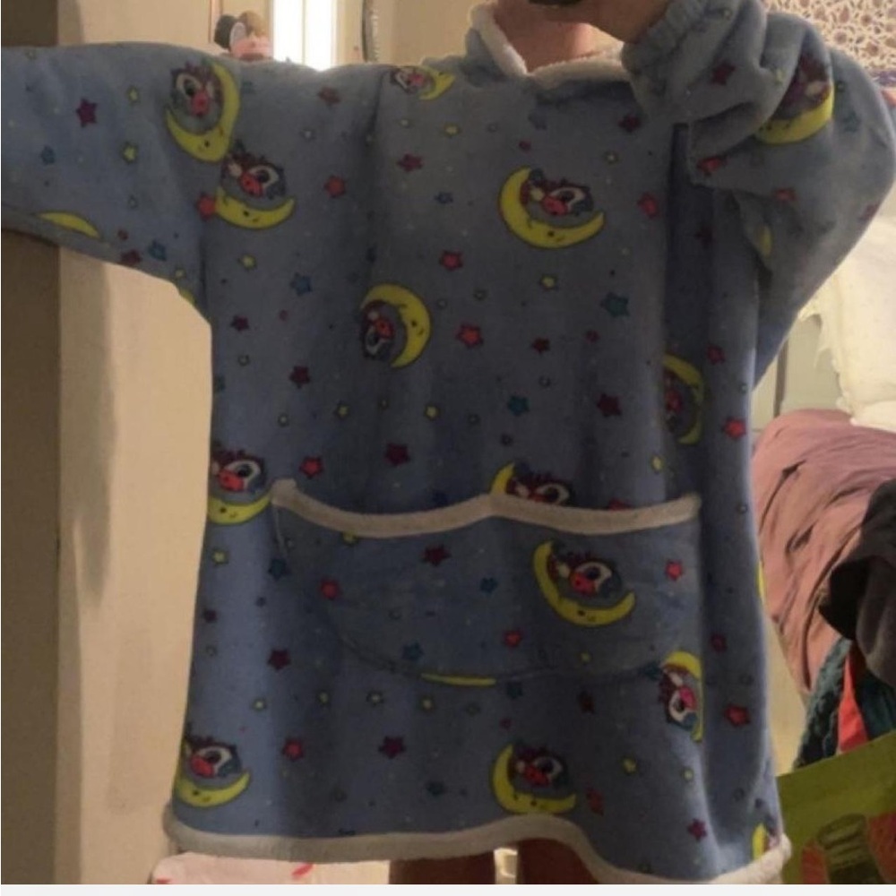 oversized blanket pajama hoodie